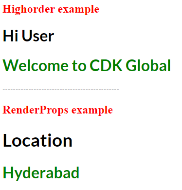 Simplified HOC's and RenderProps in React